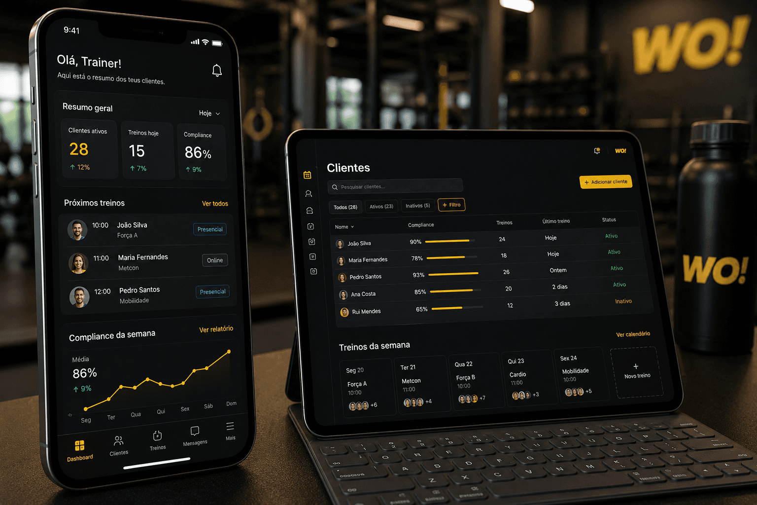 app — trainer dashboard