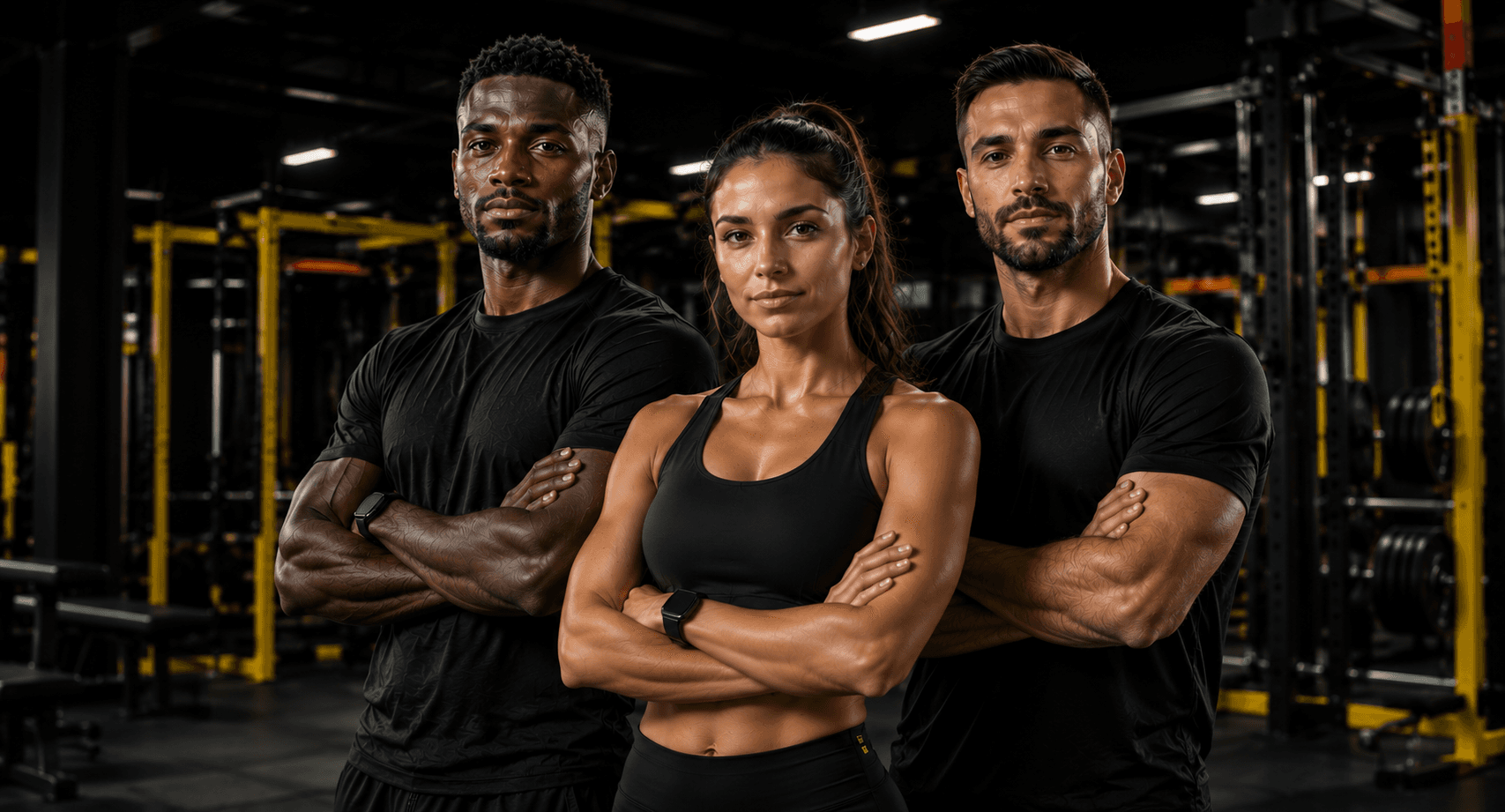 Personal Trainers parceiros WO! num ginásio